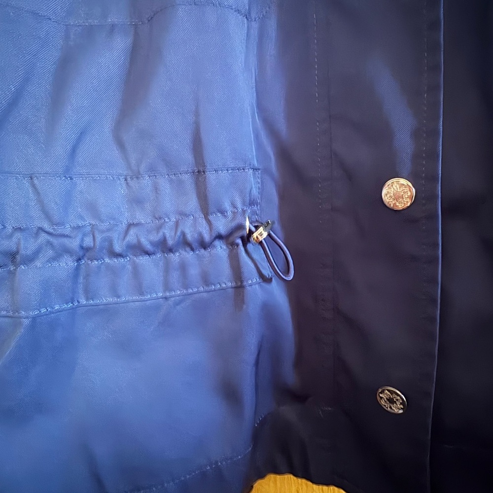 White House Black Market Navy Utility Jacket - Picture 4 of 8
